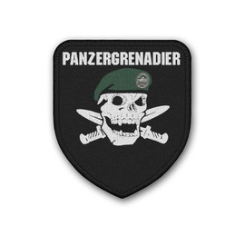 Copytec Panzergrenadier 1991 Skull Badge German Army Training #38668