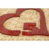 5th Wedding Anniversary Word Art Beech Block With 5 Year
