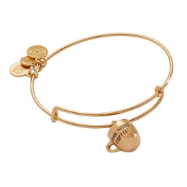 Alex and Ani Mama Needs Coffee' Charm Bangle