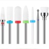 Kit Brocas De Uñas Lima Pulidor Drill Cerámica Fresa 7pz