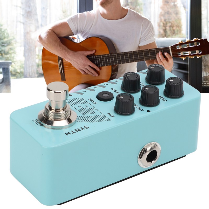 Synth Effect Guitar Electronic Polyphonic Synth Voice Effects Pedal with