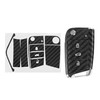 kwmobile 2 x Key Foils Compatible with VW Golf 7