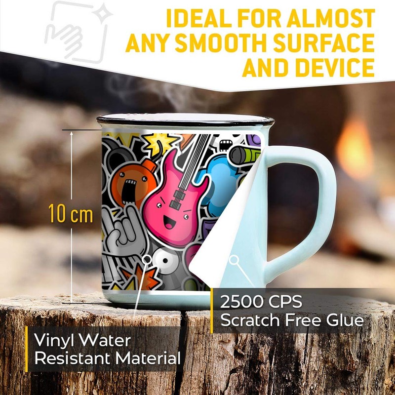 2 x 10cm Rectangle Stickers - Cocktail Drinks Beverage Decals