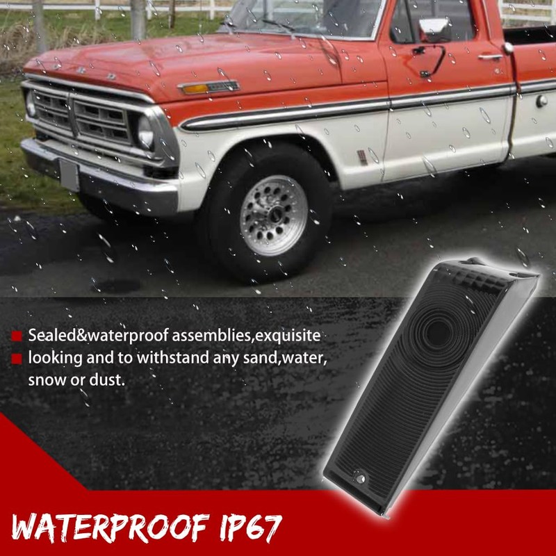 MODIPIM 2 Smoked Front Turn Signal Light Kit For Ford