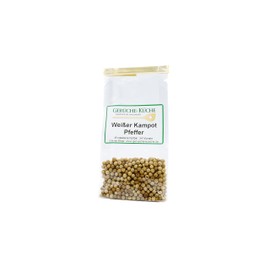 White Kampot Pepper Whole - White Peppercorns from Cambodia - 30g