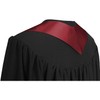 Endea Maroon Graduation Stole - Plain Color, Unisex, 62" Graduation