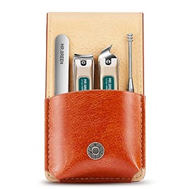 Portable Manicure & Pedicure Set - Stainless Steel Grooming Kit