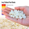 Half Pearl Beads 115pcs 3 Sizes Half Flatback Round Pearl