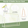 GYMAX Soccer Rebounder, 6.1’ x 4’ Angle-Adjustable Soccer Rebounding Net