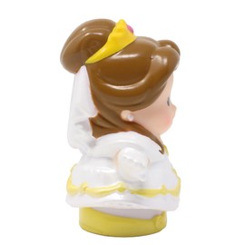 Fisher-Price Replacement Part for Collectible Little People Princess Castle Dollhouse Playset Y1578 - Replacement Bride Princess Belle Figure in Wedding Dress - Talking Castle Base
