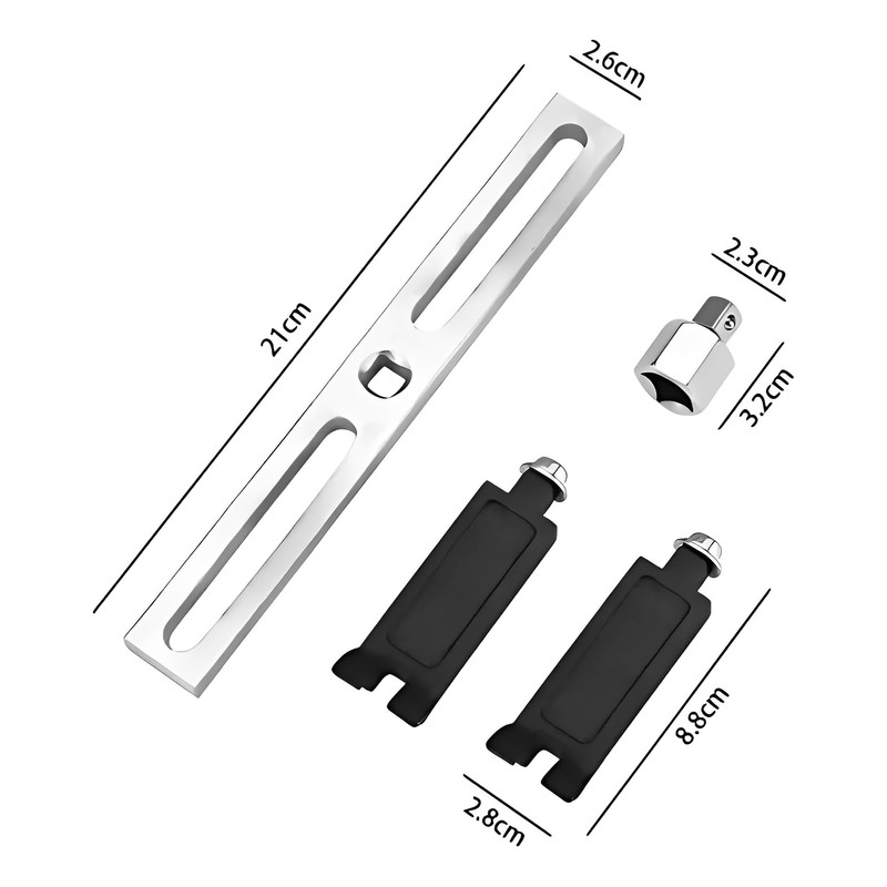Llave Quitar Tapa Bomba Gasolina Ajustable Garra Curva Herramienta