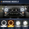 milelightpart-us DOT 7inch LED Headlights + Tail Lights Combo For