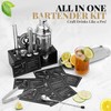 Mixology Bartender Kit with Stand - 15 Piece Bar Tool