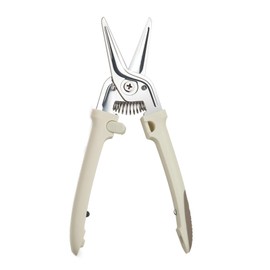Kitchen Scissors, Stainless Steel Cutting Scissors Multifunctional Heavy Duty Kitchen Cutting Scissors for Meat Poultry (White)