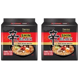 Korea Instant Noodles (2 CASE SET, BLACK SHIN INSTANT NOODLES)