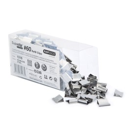 Rapesco 1316 Supaclip 60 Bulk Pack Stainless Steel Refill Clips, Pack of 250