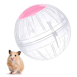 FANKUTOYS Hamster Exercise Ball, 5.7 Inch Transparent Hamster Ball Running Hamster Wheel for Dwarf Hamsters Small Pets to Reduce Boredom and Increase Activity