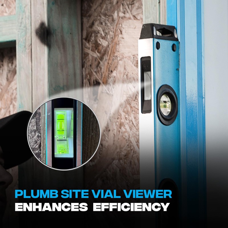 OX Tools OX-P024409 Professional Box 4ft Spirit Level, with Rubber