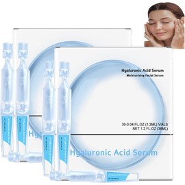 3% suero ultra hidratante ácido hialurónico 3% suero ácido hialurónico viales ultra hidratantes crema hidratante antienvejecimiento piel sensible seca reafirmante facial nutre profundamente (2pcs)