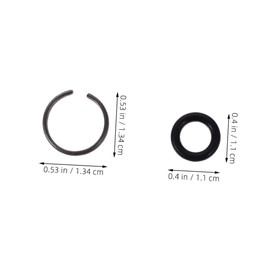 ABOOFAN 6Sets Impact Wrench Retaining Ring with for Drive Socket Kit for Electric Air Wrenches Easy Installation Replacement