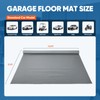 7.5 x 17 FT Garage Floor Mat, Thickened Diamond Plate