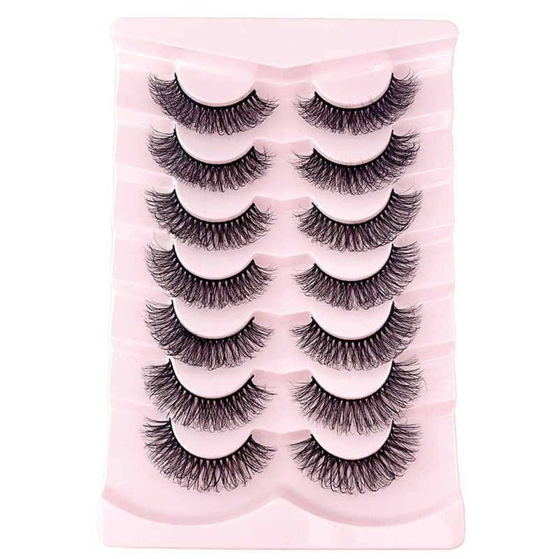 OCHILIMA Russian Strip Eyelashes, Natural Look Eye Lashes, False Lashes,