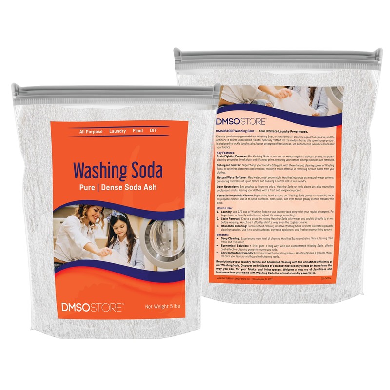 Washing Soda for Laundry 5 lb. Sodium Carbonate (Soda Ash)