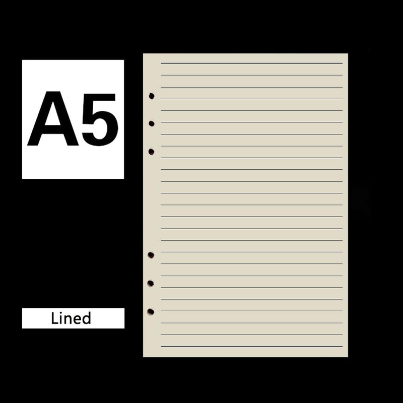 A5 Refills Paper, 800 Pages/400 Sheets Refill Pad, Insert Ruled