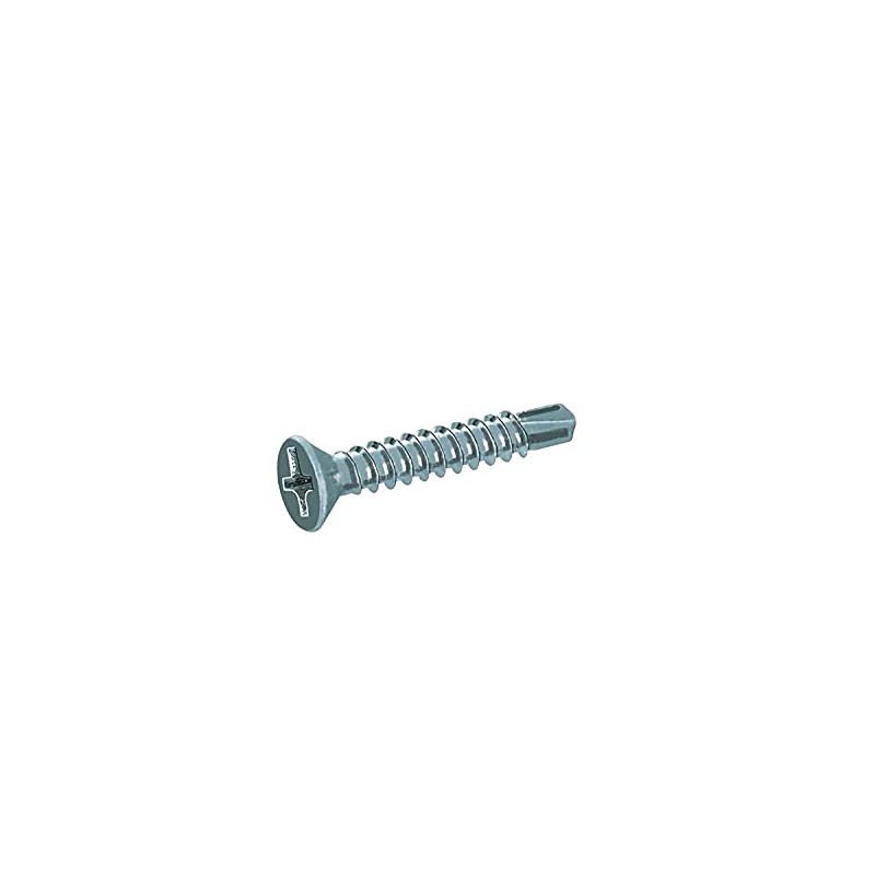 Metal Screws Self Tapping Phillips Countersunk Self Drilling Zinc Plated