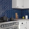 VaryPaper 10 Sheets Navy Blue Subway Tile Peel and Stick