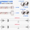Faucet Hose Connector, 39 Inch Length Faucet Water Supply Lines