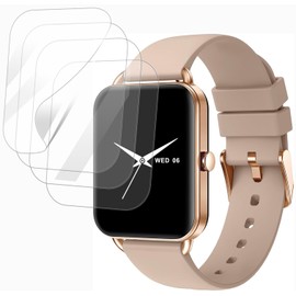 [2024 New Release] For Wishoney Smart Watch Film [HNWEIWEI] LCD Protective Film, Ultra Thin 0.01 inch (0.3 mm), 1.65 inch, Compatible with Screen Protector Film, Reflection Reduction, Fingerprint