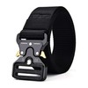 Zukunftsenkel Tactical Belt Men's Black Military Quick Release Extra Length