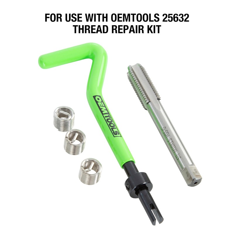 OEMTOOLS 25633 M10-1.5 Fix-A-Thread Spark Plug Thread Repair Metric Kit,