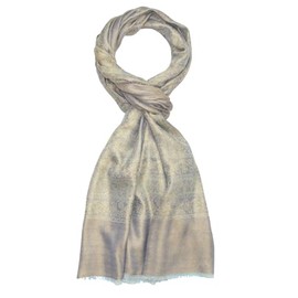 Lorenzo Cana Luxury Wool Scarf Silk Scarf Men's Scarf Jacquard Woven Natural Fibres 50% Wool 50% Silk Beige Light Blue Yellow 7857711, Beige-Orange-Aqua