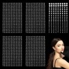 Pack of 1300 Rhinestone Face Stickers, Rhinestone Face Mardi Gras,