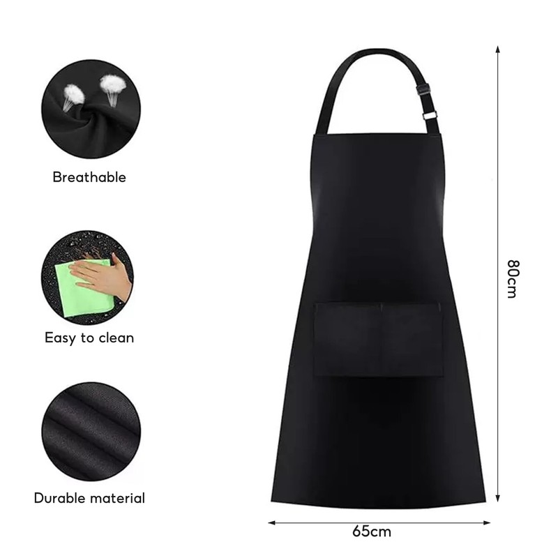 SJDOFU Apron, 2 Pack Chef Apron, Aprons with 2 Pockets