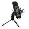 Studio XLR Condenser Microphone Set Including Shockmount, Table Stand, 2.5