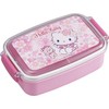 OSK Bento Box Lunch Box Hello Kitty Sakura 500ml [With Partition/Remove the Lid and Microwave OK] Made in Japan Dishwasher Safe PL-1R