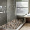 Parrotile Yosemite Matte Pebble Stone Tiles for Shower Floor Bathroom