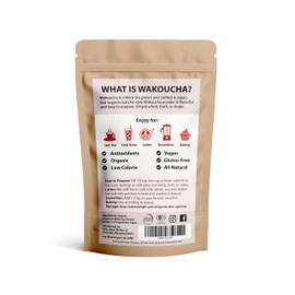 Matcha Moon Organic Matcha Style Wakoucha Black Tea Powder - Kagoshima Japan - 100g Resealable Bag