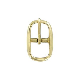 Ohio Travel Bag Center Bar Buckle, 3/4 Inch, Brass Finish, Solid Brass, C-1130-SB