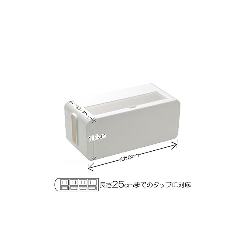 イノマタ化学 テーブルタップボックス ホワイト