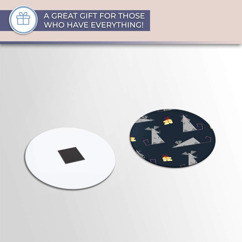 Destination Vinyl ltd Magnet for Refrigerator, Fridge - Cute Mouse