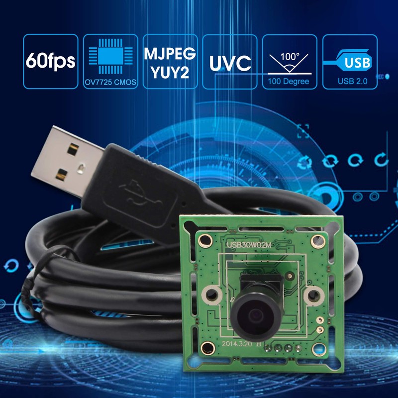 VGA USB Camera Module High Speed Wide Angle PC Camera