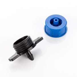LST 50x Micro Dripper Mini Dripper Garden Irrigation Pressure Regulated Blue 2L/H