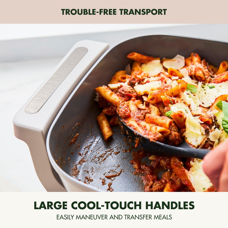 GreenPan Advanced 12” X 15” Electric Skillet with Lid, 7QT