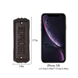 BRASSTAR Cast Iron Welcome to Home Archaize Color Sign Front Door Porch Wall Decor Rustic Farmhouse Garden Entryway Decoration TQZDPT71