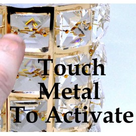 Lantern Style Design Touch Activation Aroma Diffuser Aromatherapy Lamp with Glass Dish for Oils and Melts