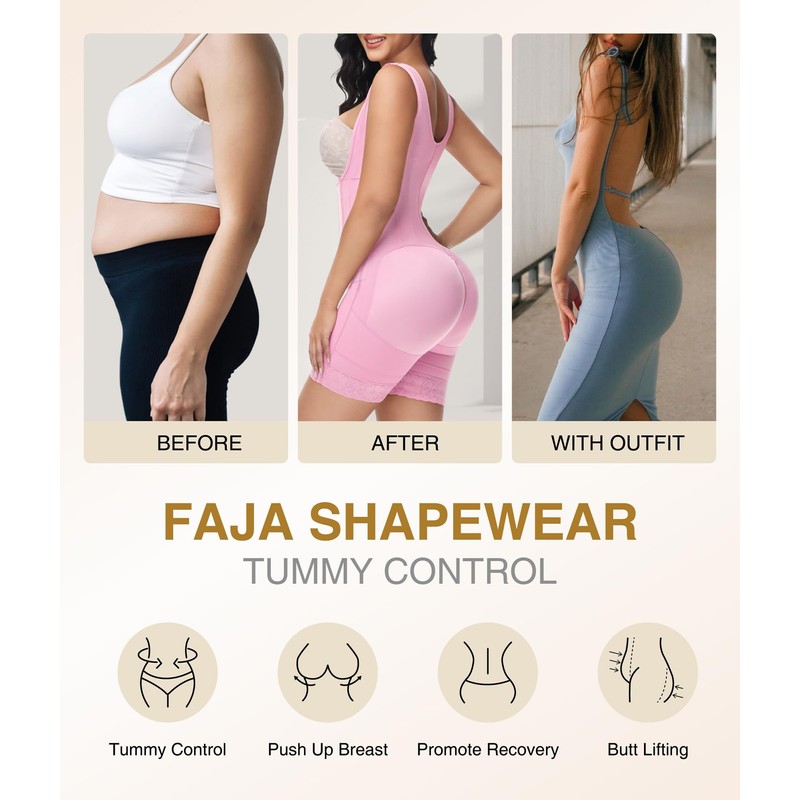 M MYODRESS Fajas Colombianas Moldeadoras Fajas moldeadoras para control de
